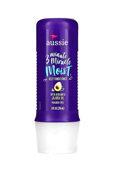 Aussie 3 Minute Miracle Moist with Avocado & Australian Jojoba Oil, 236ml each