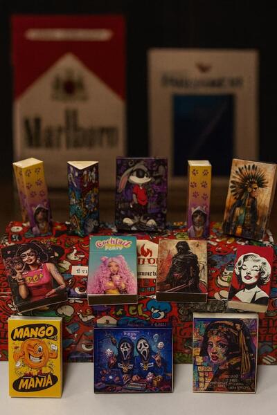 melmus Renkli Tasarımlı Lüks Koleksiyonluk Kibrit Seti – 48’li SET