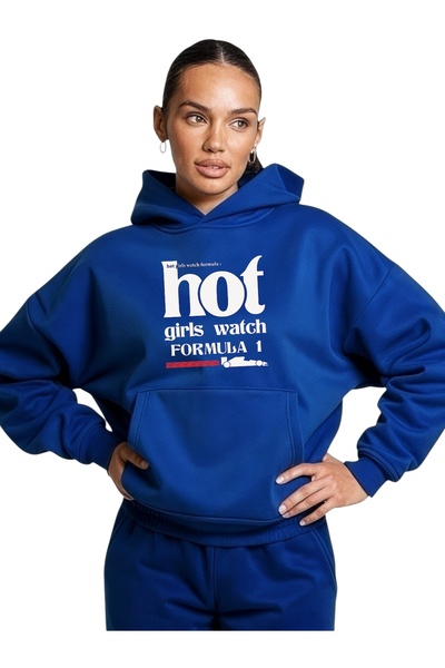 ArtYus Unisex Hot Girls Formula Colorful Custom Printed Cotton Oversize Hooded Sweatshirt