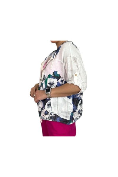 PHUTİ COLLECTION Jachetă cu fermoar și cu model floral