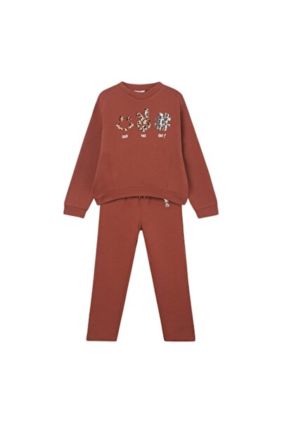 MAYORAL Girls red training suit with print, age 18 years, 172 cm