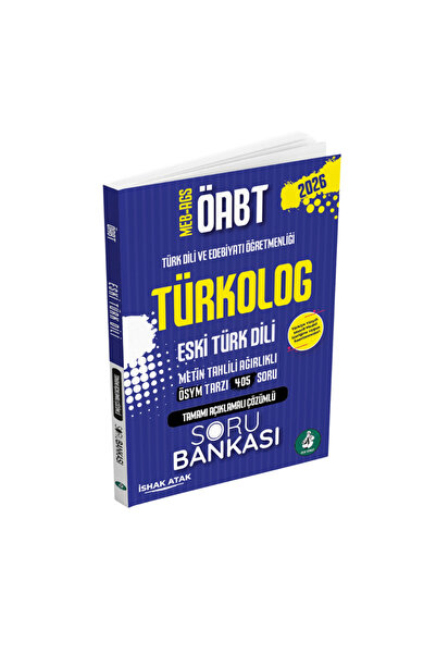 Dizgi Kitap 2026 Meb Ags ÖABT Türkolog Eski Türk Dili Tamamı Açıklamalı Çözüm...