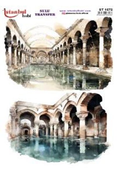 İstanbul Hobi ورق نقل مائي 25x35 سم ST-1572