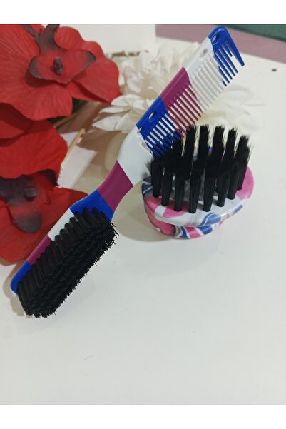 SMP Saç kesim fade fırça 2 li set berber ense fırçası