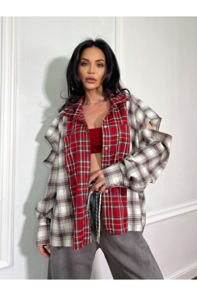 CC STORE Cămașă casual KELLY, cu mâneci lungi, tip oversized