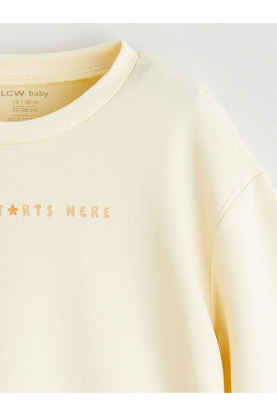 LC Waikiki Timeless Store: Timeless Recommendations |   Crew Neck Baby Girl Sweatshirt and Sweatpants Set of 2