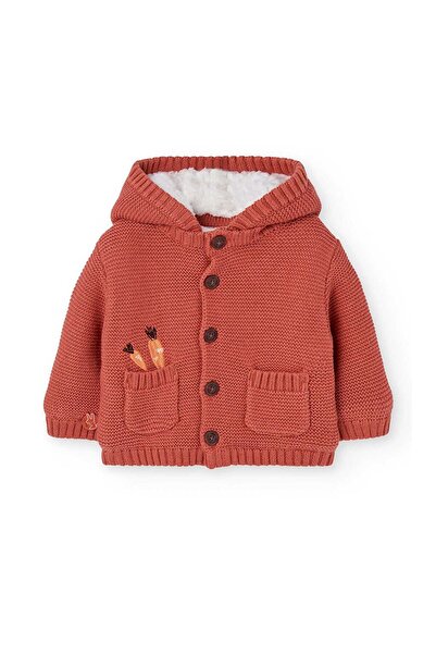 LC Waikiki Kız Bebek Havuç Nakışlı Ceket