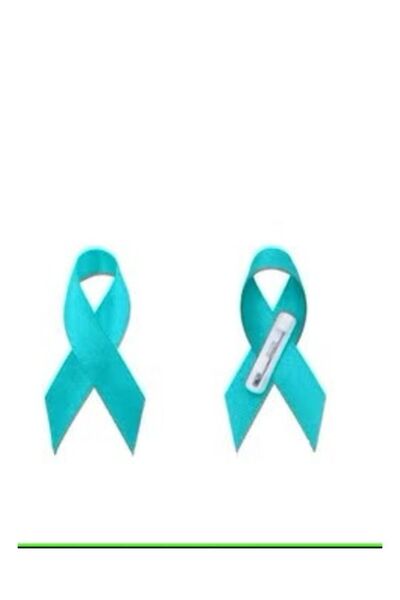 Mirfa شرائط التوعية بالسرطان مع دبابيس (عبوة من قطعتين) - أزرق فاتح
