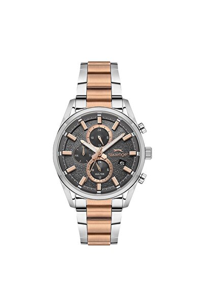 Slazenger ساعة يد رجالية SL.09.2515.2.04 – هيكل وسوار من الفولاذ، تفاصيل ذهبي...