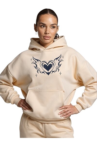 ArtYus Unisex Heart Gothic Colorat Special cu imprimeu Bumbac supradimensiona...