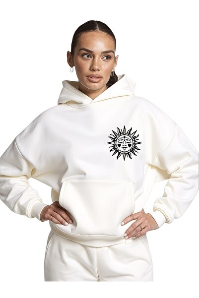 ArtYus Unisex Güneş Yanda Colorat Special cu imprimeu Bumbac supradimensionat...