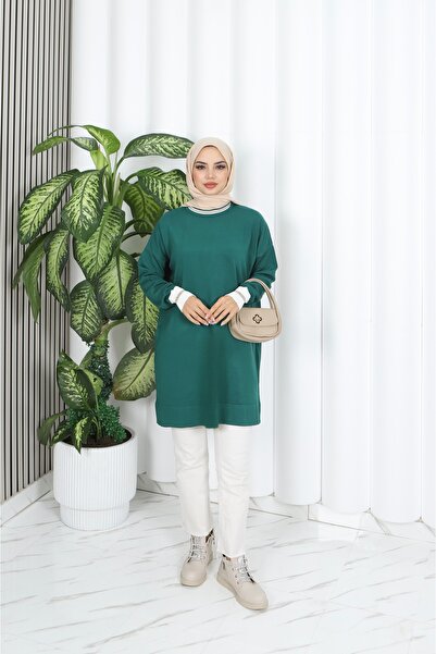 NİSUM MODA Sim Detailed Mercerized Tunic