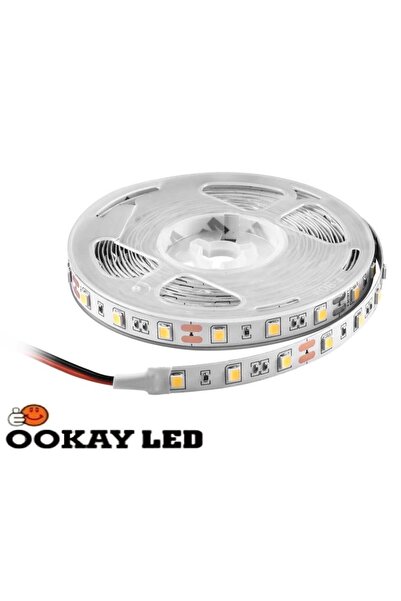 Okay 12V İÇ MEKAN BEYAZ 6500K ŞERİT LED 5MT/PAKET