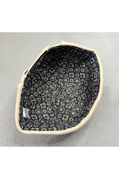 ZERAMİNE Wool Textured Unisex Fisherman Hat – Vintage Docker Model - Lined - Velcro Fastener