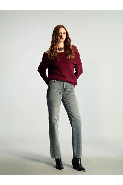 LC Waikiki Xside Gray Straight Fit Women's Jeans