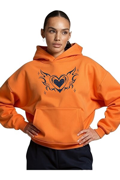 ArtYus Unisex Heart Gothic Colorat Special cu imprimeu Bumbac supradimensiona...