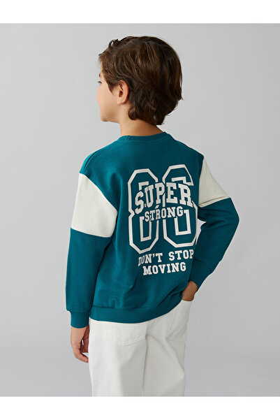 LC Waikiki Crew Neck Printed Boys' Sweatshirt