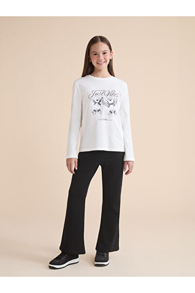 LC Waikiki Λαμπερές επιλογές από το Shining Store: Κοριτσίστικο παντελόνι φόρ...