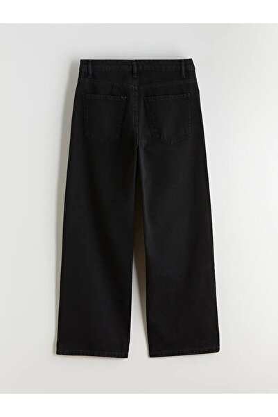LC Waikiki LCW Jeans Siyah Baggy Fit Kadın Jean Pantolon