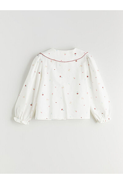 LC Waikiki Create Your Style from Uzg Store |   Peter Pan collar Floral Girl's Shirt