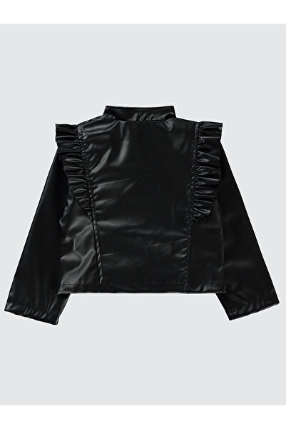 LC Waikiki Girls Kız Çocuk Ceket 2-5 Yaş Siyah