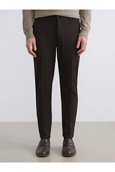 LC Waikiki SOUTHBLUE Kahverengi Yandan Cepli Beli Lastikli Erkek Pantolon