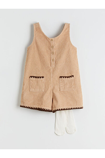 LC Waikiki Δημιουργήστε το στυλ σας από το UZG Store |   Βελούδινο κοριτσίστικο και καλσόν