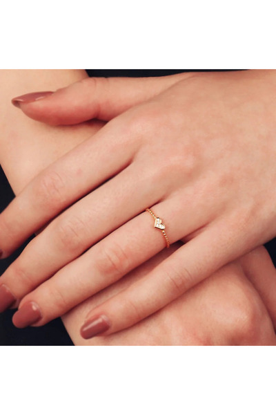 Silver berry S925 Heart Ring Size 50 Ajustable