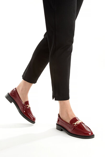 SH SİLVER MODA Women's Loafer Moccasin Casual Buckle Daily Soft Lightweight Comfortable Shoes