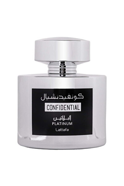 lattafa Confidential Platinum Eau de Parfum, Lattafa, Men - 100ml