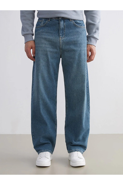 LC Waikiki LCW Jeans Yeşil Super Baggy Fit Erkek Jean Pantolon