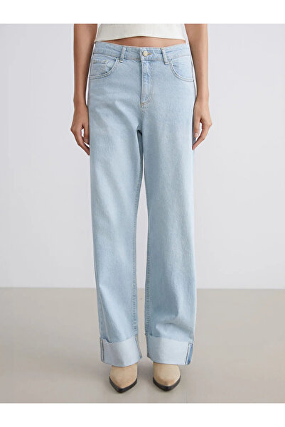 LC Waikiki Lcw jeans indigo straight fit women's jean pants