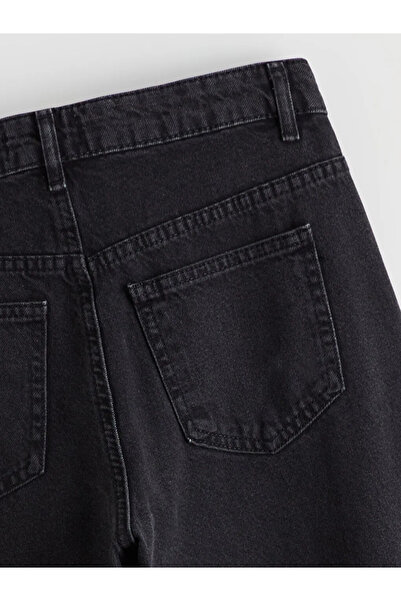 LC Waikiki LCW Jeans Gri Barrel Fit Kadın Jean Pantolon