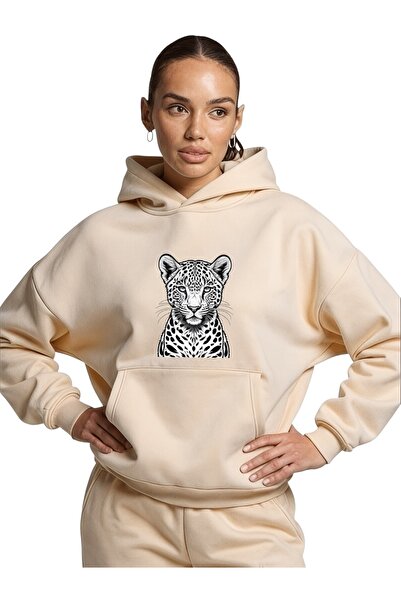 ArtYus Unisex White Tiger Color Special cu imprimeu Bumbac supradimensionat c...