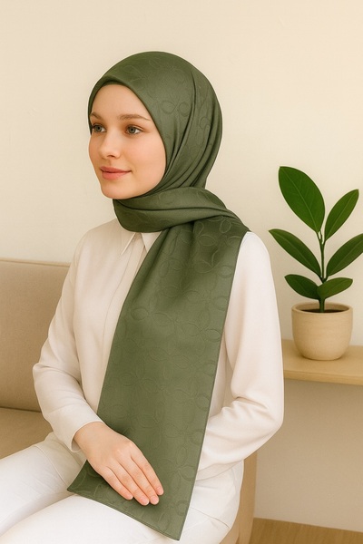 VIEN POLO Moalețe mătăsoasă – șal din satin ușor de format