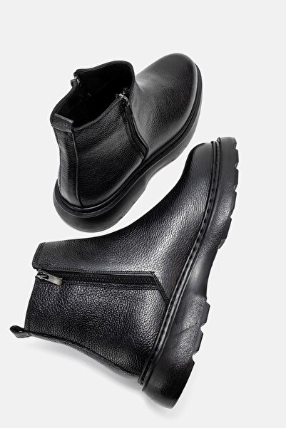 depderi Γνήσιο δέρμα, Αδιάβροχο και Ανθεκτικό στο Ψυχρό, Με φερμουάρ, Χωρίς κορδόνια, Νέα σεζόν, Ανδρικές δερμάτινες μπότες