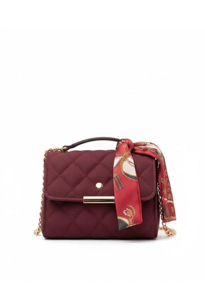 LAUGH BAG Zincir Detaylı Baget Kadın El ve Omuz Çantası
