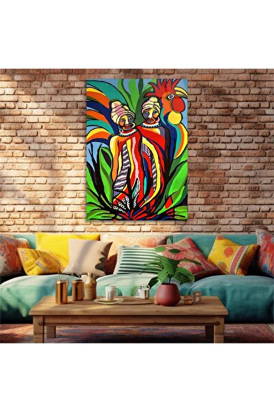 seninürünün Tablou din sticlă cu tematică artistică cu imprimare pe sticlă re...