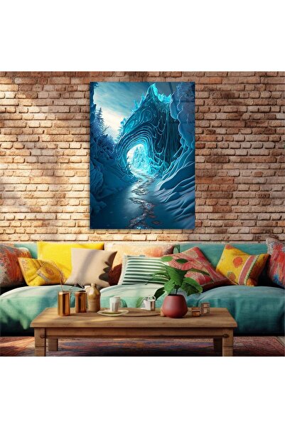 seninürünün Tablo unic din sticlă cu tematică artistică cu imprimare pe sticl...