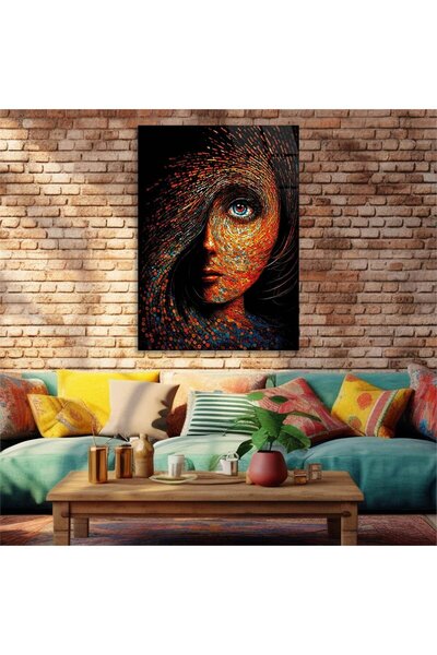 seninürünün Tablou din sticlă cu tematică artistică cu imprimare pe sticlă re...