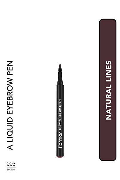 Flormar Micro Brow Filler Pencil, 003 Brown