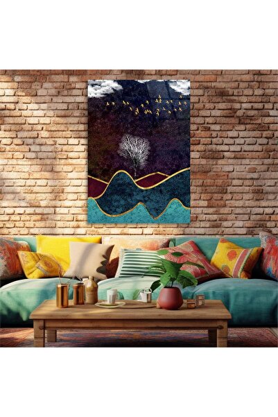 seninürünün Sticlă unică tematică cu artă de imprimare pe sticlă reală TABLO2...