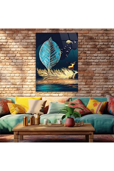 seninürünün Tablou din sticlă cu tematică artistică cu imprimare pe sticlă reală S192