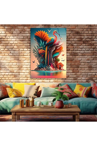 seninürünün Tablou din sticlă cu tematică artistică cu imprimare pe sticlă re...