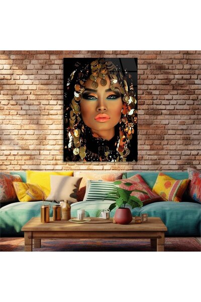 seninürünün Tablou din sticlă cu tematică artistică cu imprimare pe sticlă re...