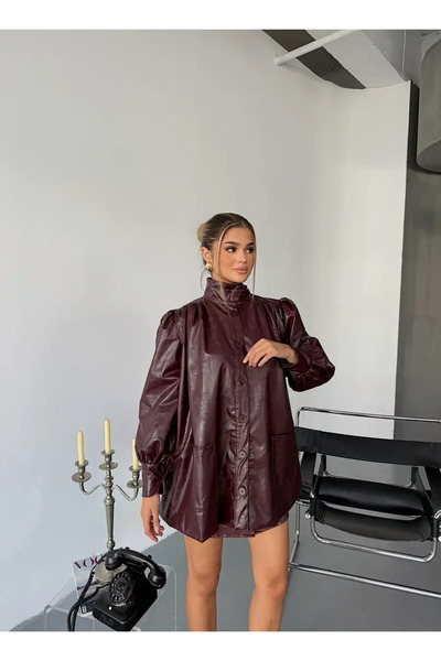 By ÖTE Δερμάτινο μπουφάν υψηλής ποιότητας