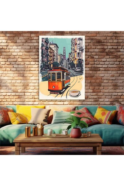 seninürünün Tablou din sticlă cu tematică artistică cu imprimare pe sticlă reală 471 S433