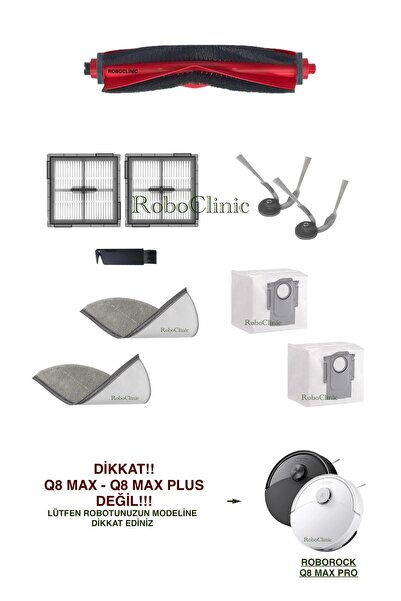 Roboclinic Roborock Q8 Max Pro Plus (Modelul 2025!!) Perie de schimb compatib...