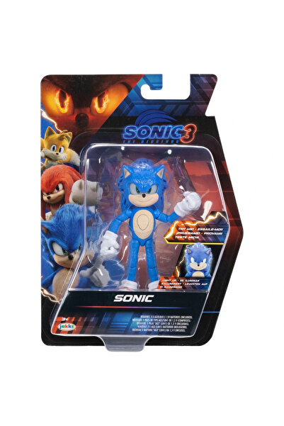 Jakks Pacific Sonic the Hedgehog 3 Işıklı Sonic Aksiyon Figürü 12cm