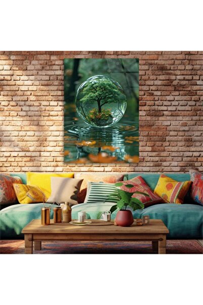 seninürünün Tablou din sticlă cu tematică artistică cu imprimare pe sticlă reală 303 S265